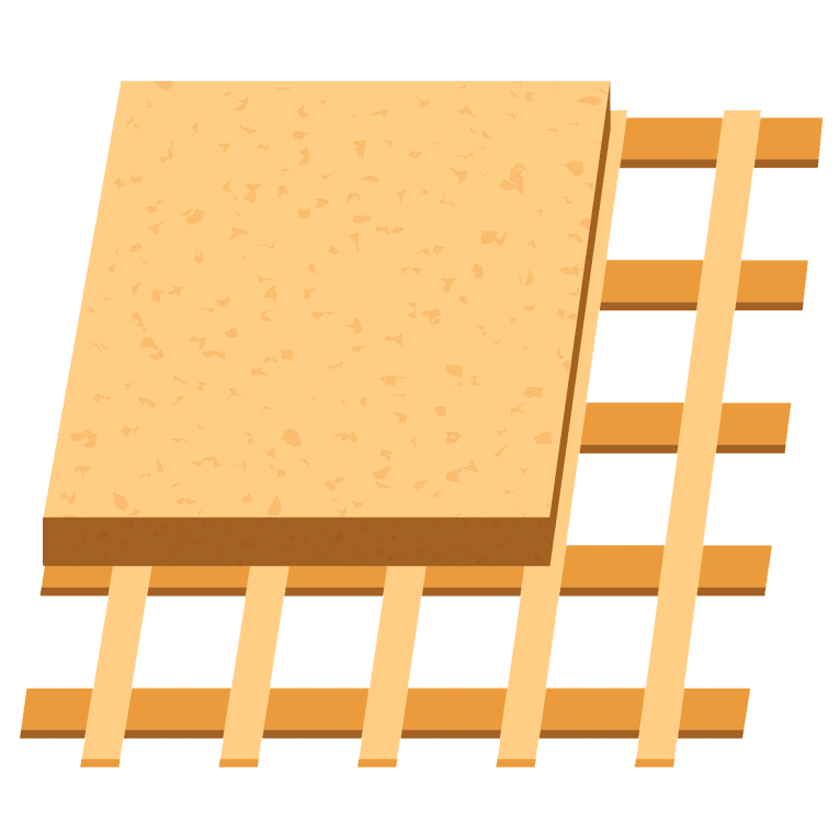 stacked plywood roof sheet icon